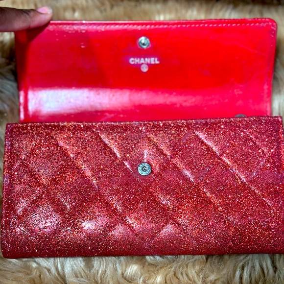 ❤️COCO CHANEL RED GLITZ CLUTCH 💯 - Picture 12 of 12